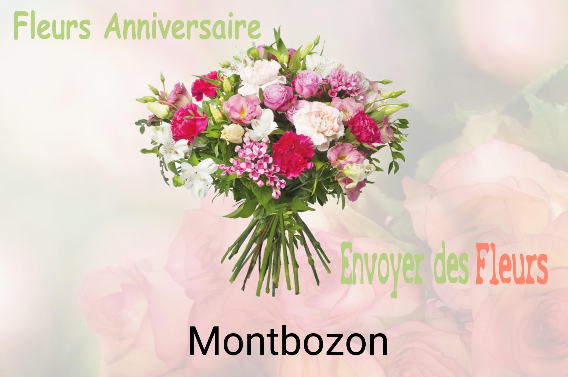 Bouquet de fleurs d’anniversaire livré à Montbozon