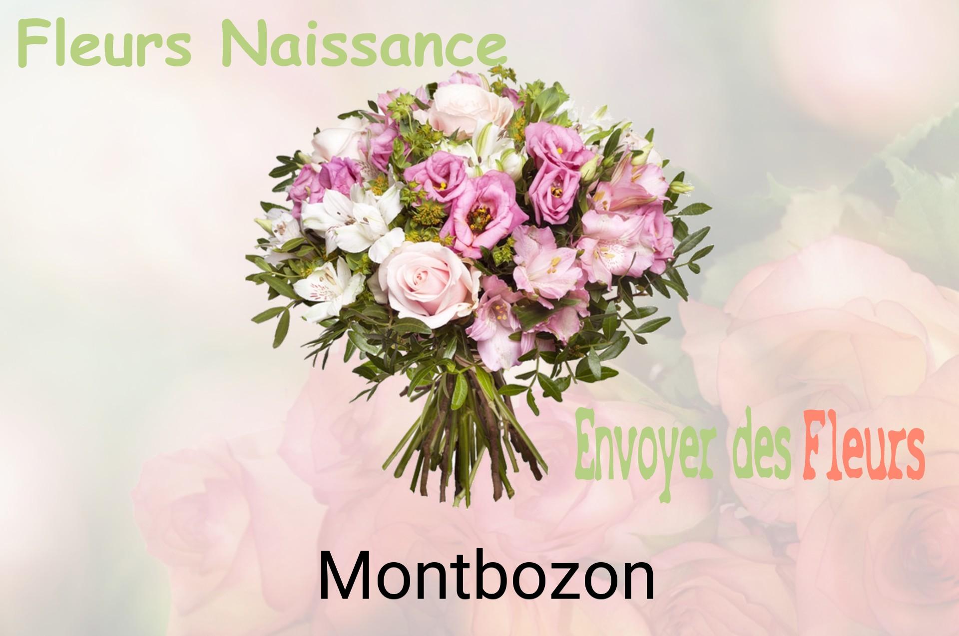 Bouquet de fleurs de naissance livré à Montbozon