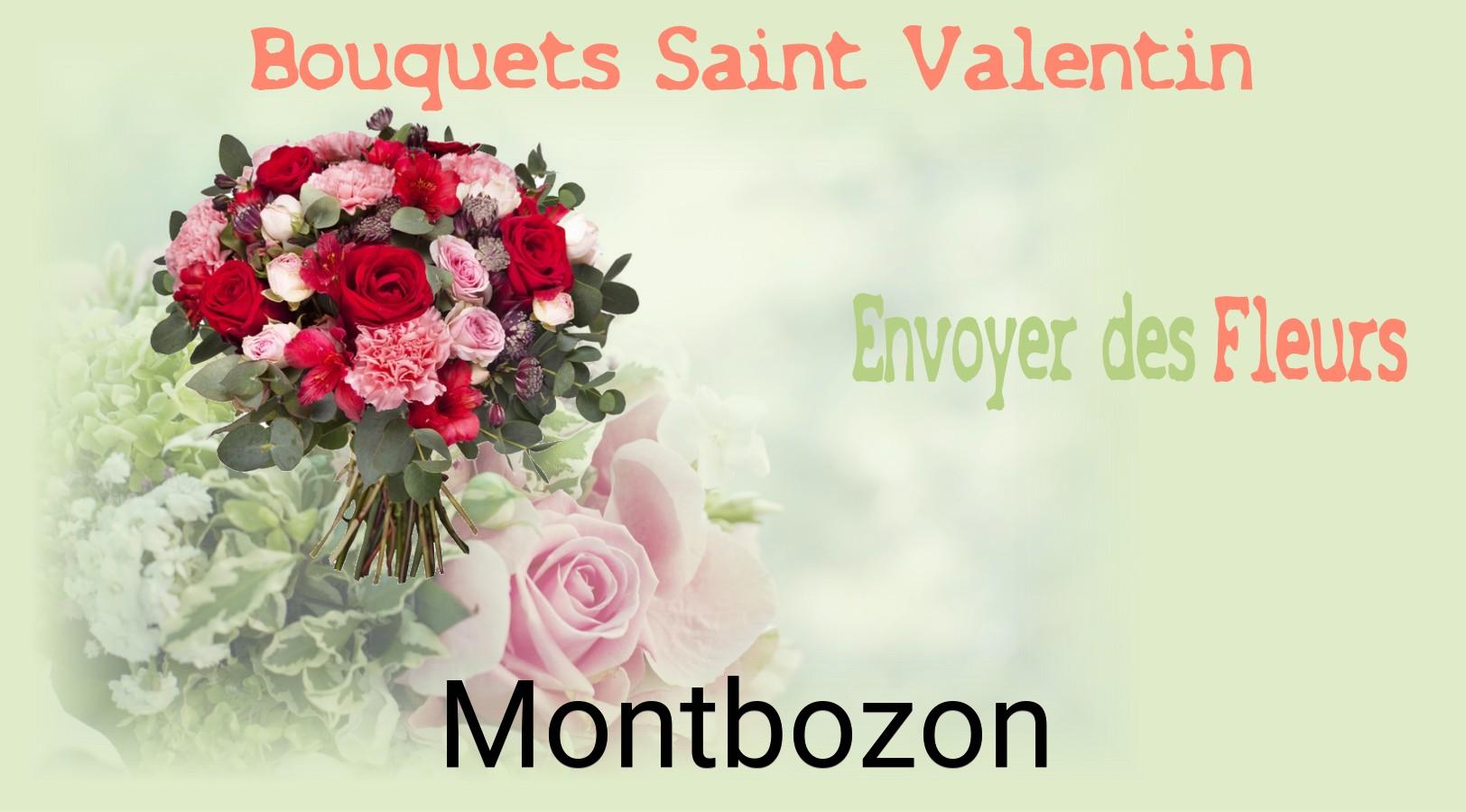 Roses de Saint-Valentin livrées à Montbozon